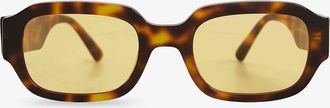 Messy Weekend DOWNEY Tortoise Yellow Womens Sunglasses Tortoiseshell Size 54