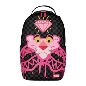 Sprayground Backpacks, unisex, Multicolor, Size: ONE SIZE Pink Panther Drippy Diamonds Backpack