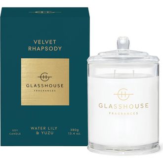 Glasshouse Fragrances Velvet Rhapsody Scented Candle at Nordstrom