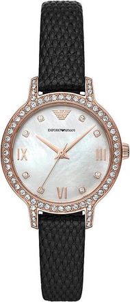 Emporio Armani Leren Horloge met Band - Dames - Horloges - Veelkleurig - ONE Size - Leer - Accessoires