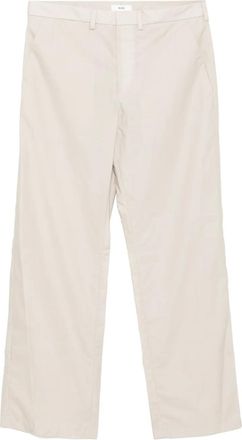 Rier Pantaloni Waxed in popeline - Grigio