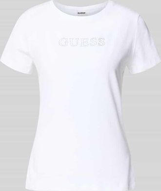 Guess T-Shirt mit Logo Modell BRIANA in Weiss, Gr&ouml;&szlig;e XL