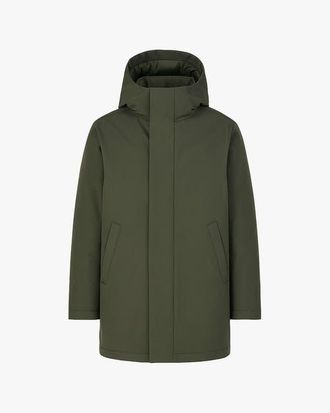 Quartz Co. AUSTIN | Hooded Insulated Winter Jacket in Sage at Nordstrom, Size Large