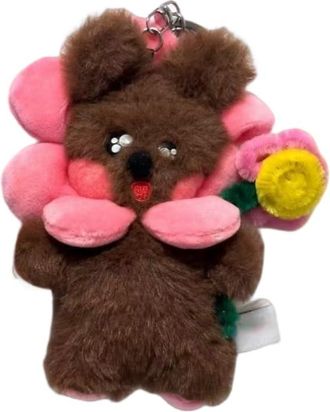 Generic ILLIT Plush Keychain GLLIT Keyring 10 cm MOKA WONHEE IROHA Key Chain Pendant bomb do the dance (WONHEE)