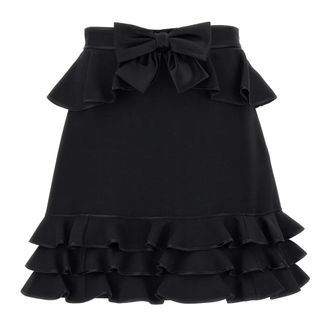 Valentino Garavani Mujer, Faldas, Negro, Talla: S