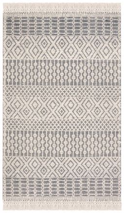 Safavieh Alfombra lana marfil/azul marino 122 x 183 cm