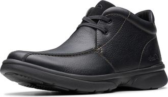 Clarks Mens Bradley Up Chukka Boot, Black Leather, 12 UK