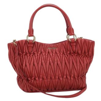 Miu Miu Borsa Pre-owned - - Pre-owned - Donna - Rosso - ONE SIZE