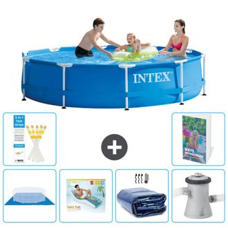 Intex Piscina Con Estructura Redonda - 305x76 Cm - 7-piezas S171