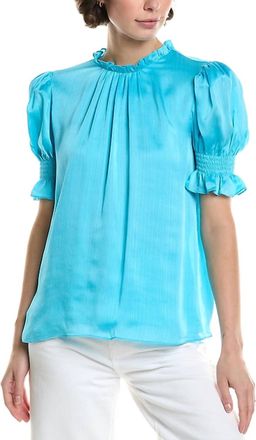 Trina Turk Sunrise Top In Blue