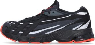 adidas Flame Effect Lage Schoen met Strepen - Heren - Hardloopschoenen - Zwart - 45 1/3 EU - Fitness