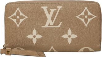 Louis Vuitton Beige Bicolor Monogram Leather Coin Purse/Coin Case (Pre-Owned)
