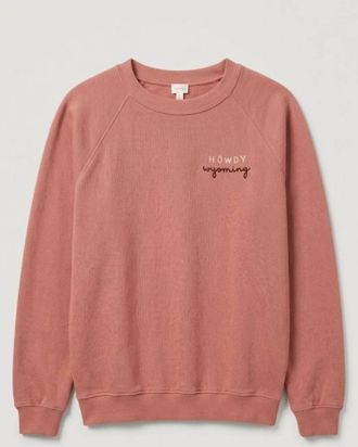 I Stole My Boyfriend's Shirt Unisex - Cut & Sewn Sweatshirt In Rainbow Bloom