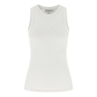 Victoria Beckham Dames, Tops, Wit, Maat: L Katoen