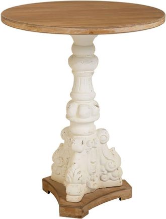 Wanderlust Deco Mesa de centro de madera marr&oacute;n 66.5x66.5x81