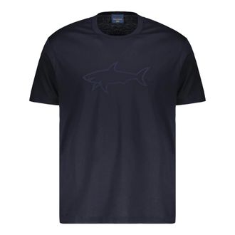 Paul & Shark Black soft T-shirt- versatile for any occasion - male - Paul & Shark - T-Shirts - Blue - 2XL - Tops