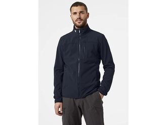 Helly Hansen Crew Softshell Jacket 2.0 Mens Clothing Navy : XL, Polyester/Fleece/Elastane