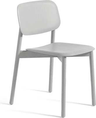 HAY Soft Edge 60 Stuhl, Eiche soft grau lackiert