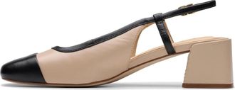 Clarks Formal Schoenen - Dames - Pumps - Beige - 37 1/2 EU - Leer - Schoenen