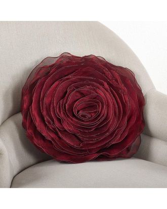 Saro Lifestyle Rose Pillow