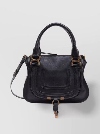 Chlo&eacute; small leather handbag with removable shoulder strap