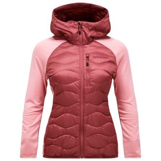 Peak Performance Helium Down Hybrid Hood Daunenjacke f&uuml;r Damen | rot/rosa