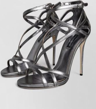 Dolce & Gabbana leather cutout sandals