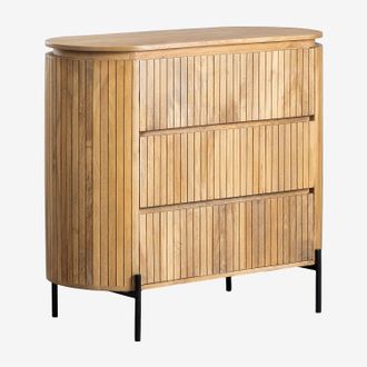 Sklum Sklum - Cassettiera Analis In Legno Di Mango