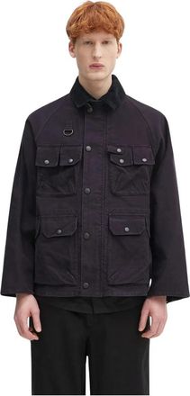 Barbour Lichte Jassen - Heren - Zomerjassen - Blauw - XL - Katoen - Jassen
