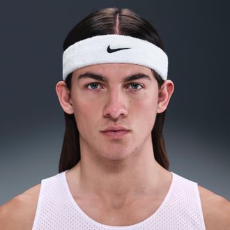 Nike Unisex Swoosh Classic Headband in White | N1012407-101
