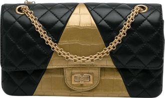Chanel Pre-owned 2.55 Reissue Double Flap Bag - Dames - Vintage Schoudertas - Veelkleurig - ONE Size - Leer - Vintage