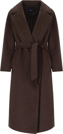 Weekend by Max Mara CAPPOTTO CON CINTURA TEMPERA CIOCCOLATO MAX MARA WEEKEND