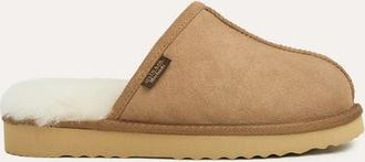 Celtic & Co. Sheepskin Mule Slippers in Chestnut at Nordstrom, Size 11