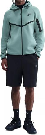 Nike Mens Tech Fleece Zip Up Top In Light Blue