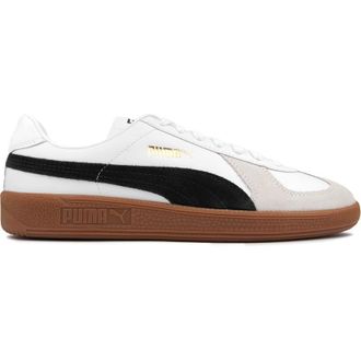 Puma Mens Army Trainers - White Leather - Size UK 8