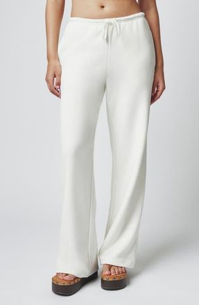 Florence By Mills Seam Detail Wide Leg Lounge Pants in Jet Stream at Nordstrom, Size Xx-Small