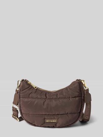 Hey Marly Bauchtasche mit Steppn&auml;hten Modell Lifetime Buddy in Dunkelbraun, Gr&ouml;&szlig;e 1