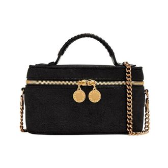 Stella McCartney Falabella Vanity Case - Dames - Toilettassen - Zwart - ONE Size - Polyester - Tassen