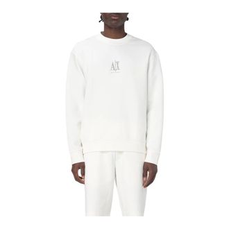 A|X Armani Exchange Heren, Sweatshirts & Hoodies, Wit, Maat: L