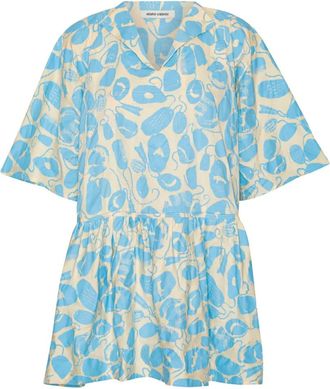 Henrik Vibskov Preserve V-neck top - women - Organic Cotton - S - Neutrals