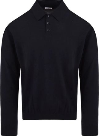 Malo La Polo - Heren - Polos - Blauw - L - Wol - Tops