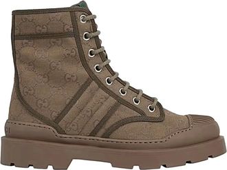 Gucci Suede Sweet - Heren - Schoenen - Bruin - Maat: 40 1/2 EU Su&egrave;de