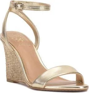 Vince Camuto Jefany Wedge Sandal in Egyptian Gold at Nordstrom Rack, Size 8.5