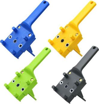 OEM Localizador De Agujeros Rectos Para Carpinter&iacute;a (4 Piezas), Localizador De Agujeros De Pl&aacute;stico Abs, Localizador De Perforaci&oacute;n Port&aacute;til Para Unir Tab
