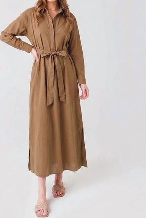 Xirena Hope Long Sleeve Dress In Acorn