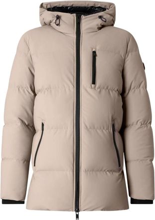 Moose Knuckles Soho 3Q Down Jacket - Heren - Jassen - Beige - Maat: XL Leer