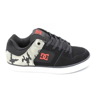 DC Su&egrave;de veterschoenen met canvas inzetstukken - Heren - Sneakers - Veelkleurig - 44 EU - Su&egrave;de - Schoenen