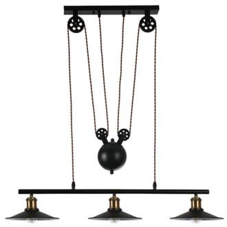 Fabrilamp Colgante Triguero 3xe27 Negro 88d - Negro