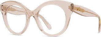 Loewe Ladies Black Round Eyeglass Frames LW50074I 057
