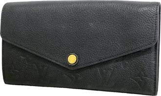 Louis Vuitton Noir Long Wallet (Bi-Fold) (Pre-Owned)